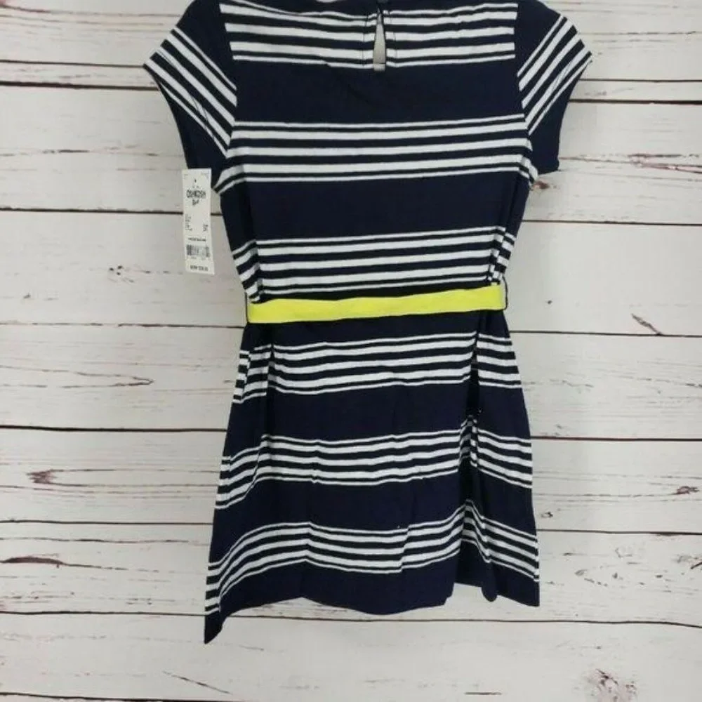 Oshkosh B'Gosh 3T Toddler Navy Blue sailor Striped‎ dress